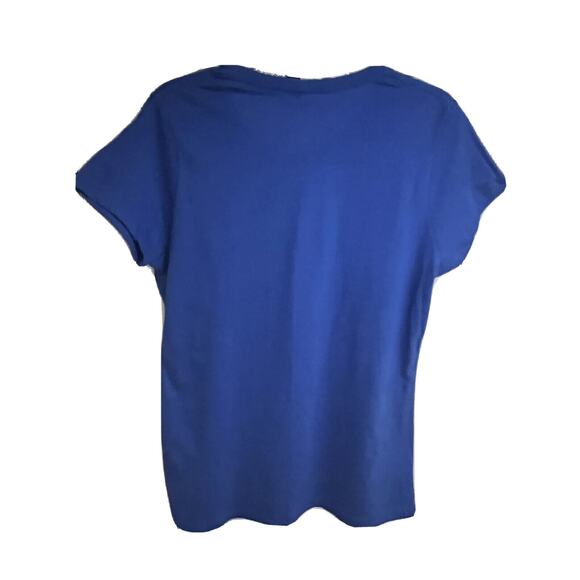 Teefury Ghostbusters Stay Puft Echo 1 Blue Graphic Juniors T-Shirt 3XL Stretch - Picture 2 of 4